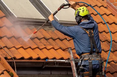 Démoussage et hydrofuge de toiture à Labalme